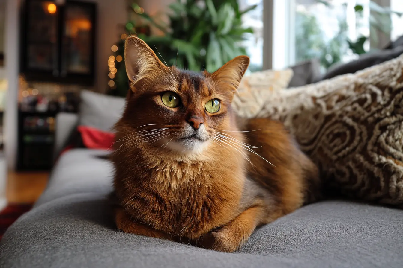 The Somali cat: an elegant and energetic companion