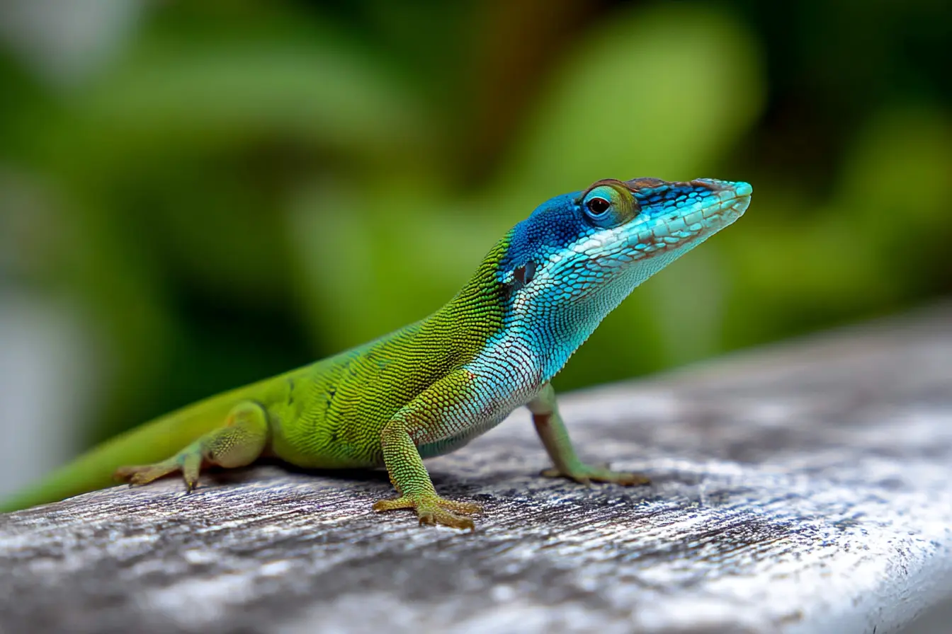 Blue-Headed Anole: The Sapphire Jewel of the Caribbean