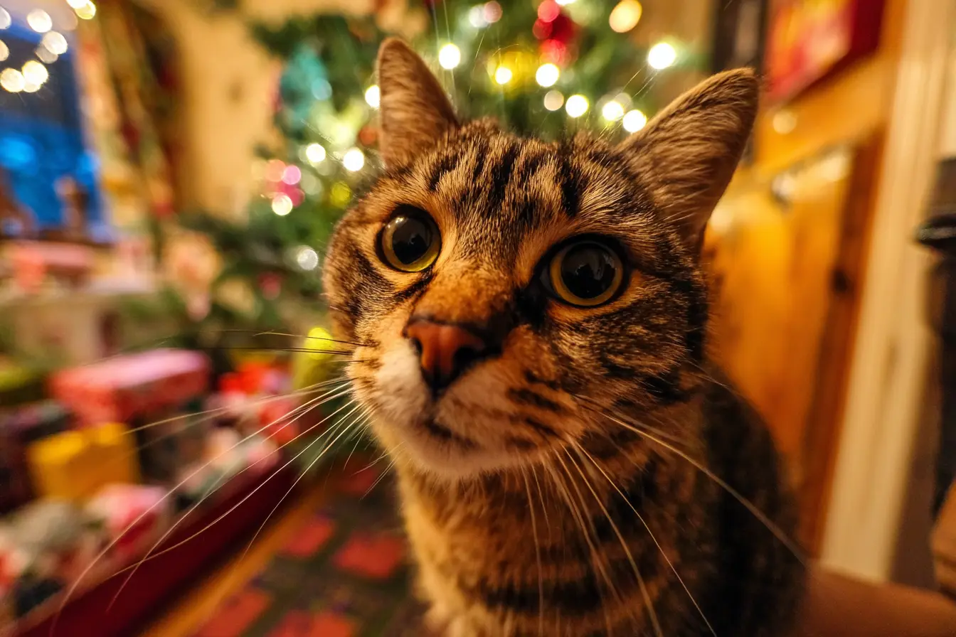 Christmas Hazards in the Home for Cats