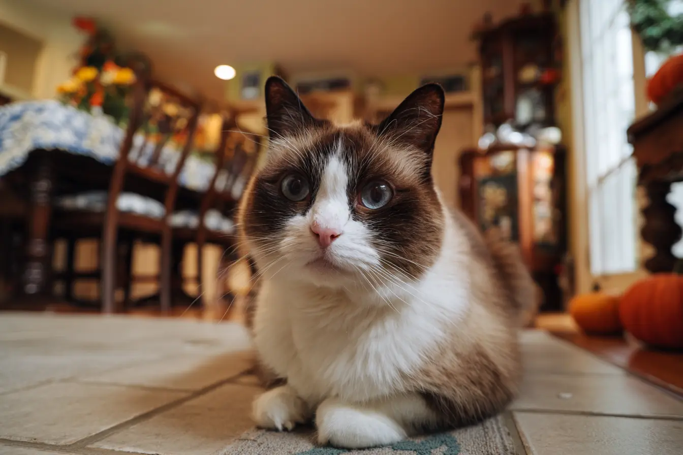 The Snowshoe cat: a charming companion with a striking appearance