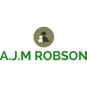 A.J.M Robson Veterinary Surgery logo