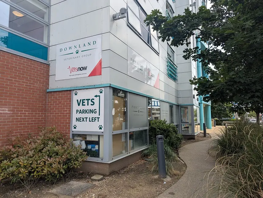 Exterior view of Vets Now Portsmouth host practice
