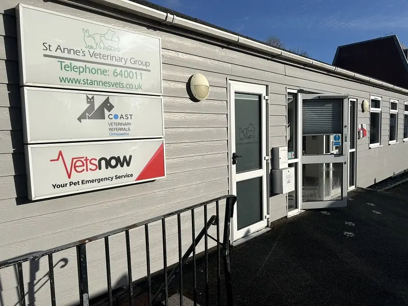Exterior view of Vets Now Eastbourne host practice