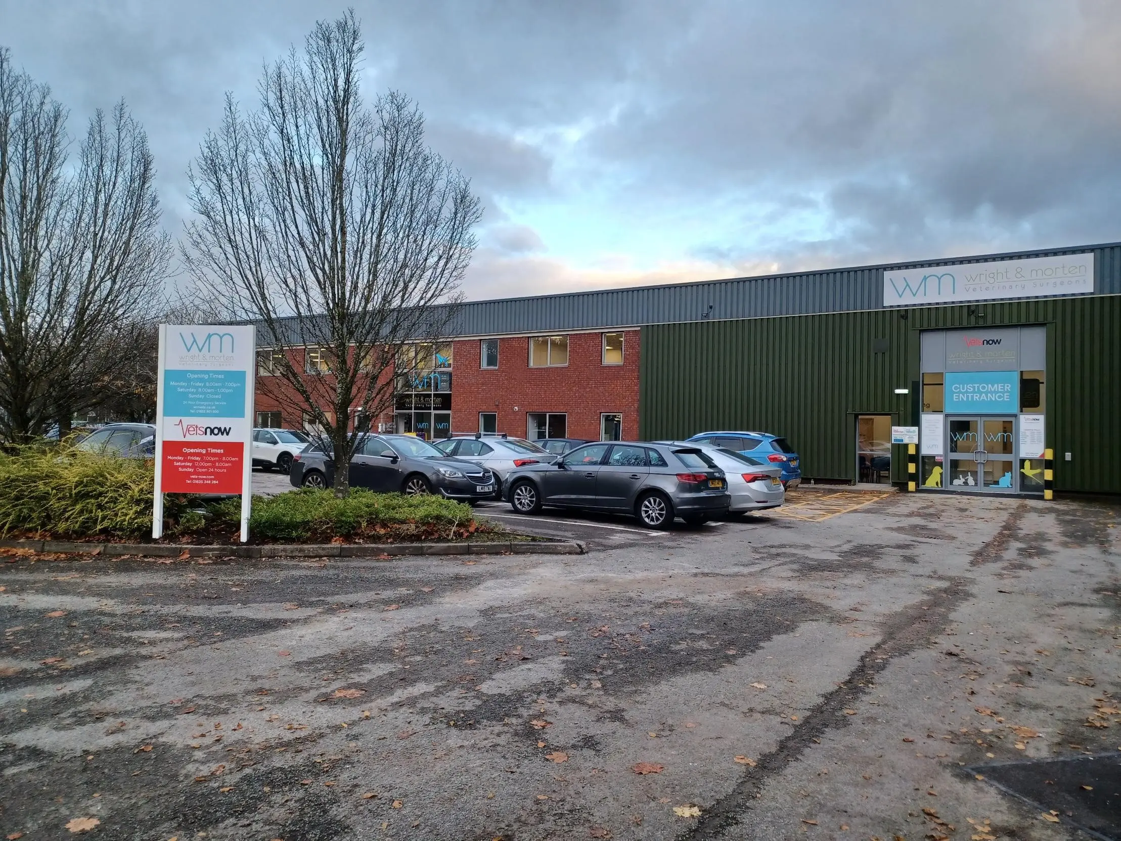 Exterior view of Vets ow Macclesfield